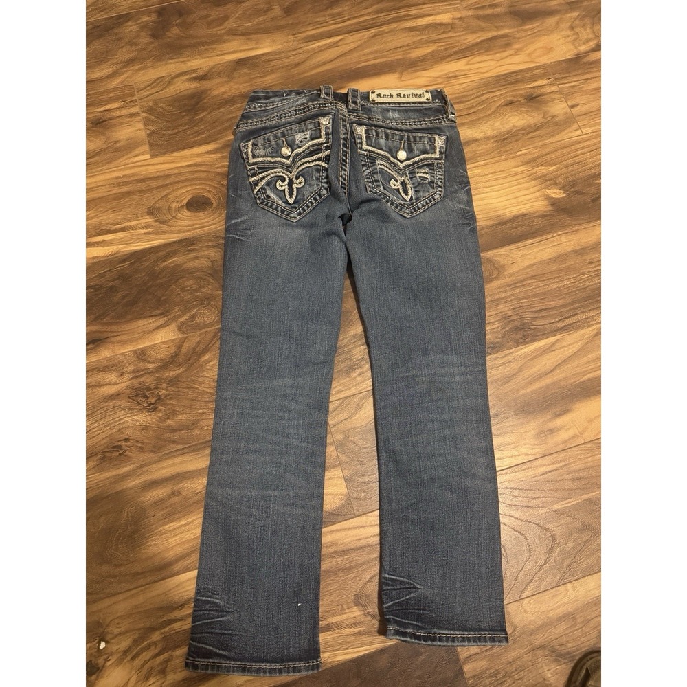 Rock Revival Jeans Women's 25 Crop Bootcut - Picture 2 of 6